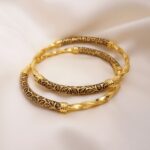 band gold bangles